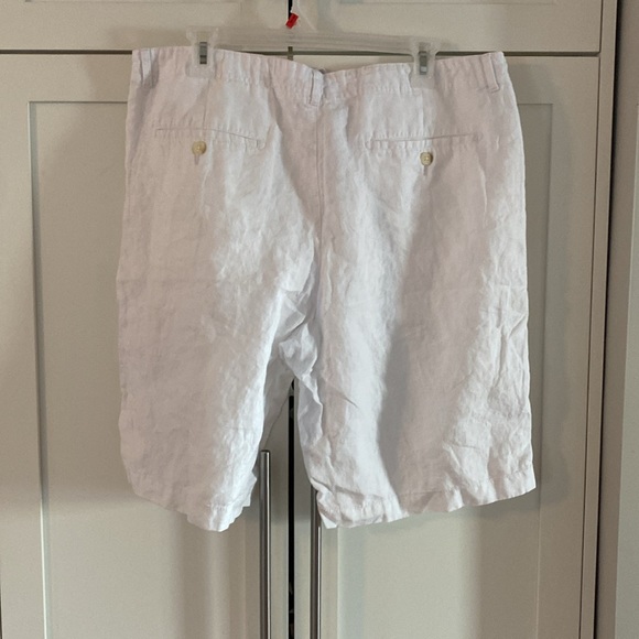 Perry Ellis Linen Shorts with Drawstring - Picture 6 of 8